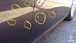 How to remove Cement or dirt stuck on the car