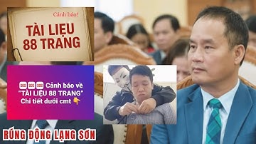 Rúng Động Lạng Sơn: Ai Đứng Sau Tập Tài Liệu 88 Trang – Và Mục Đích Là Gì? | Vụ Án Thứ 6 Ngày 13