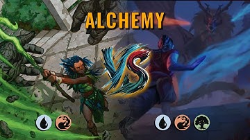 MTG Alchemy - Izzet Midrange by CunicoliGoblin VS Temur Midrange by Kamishiki