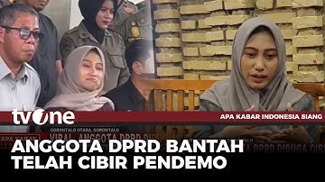 Anggota DPRD Gorontalo Utara Minta Maaf Usai Dituding Cibir Pendemo | tvOne