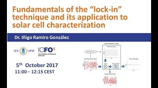 20171005 1 Iñigo Ramiro UPM ICFO