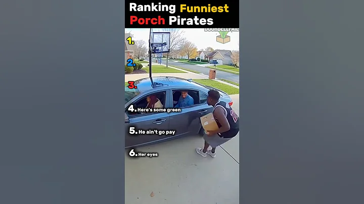 . “Ranking the FUNNIEST porch pirates 🤣📦 (Part 3)” #viral #fyp #funny
