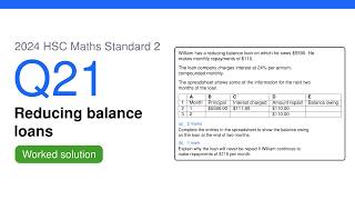 2024 HSC Maths Standard 2 Q21