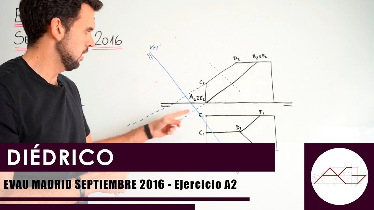 Diédrico - EVAU MADRID SEPTIEMBRE 2016 - Ejercicio A2 (Ángulos)