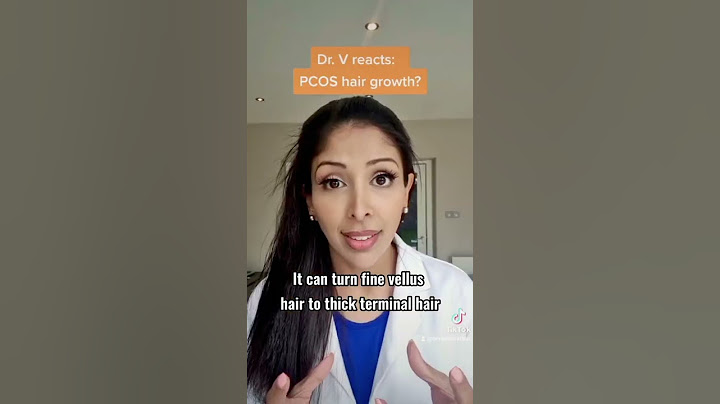 PCOS facial hair is very common. Share with someone who has PCOS. #doctorv