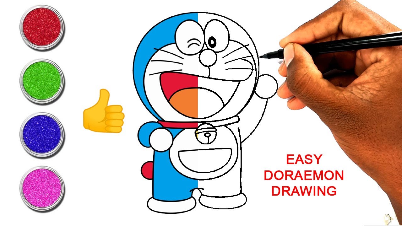 Doraemon with his friends drawing - YouTube