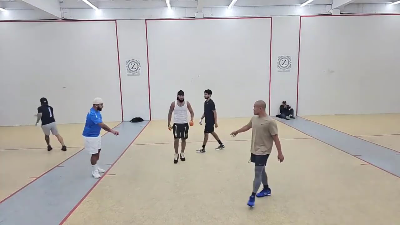 Zerega - $1k Opens Rd 1 - Dan P & Timbo vs Lou Banga & Rico - Filmed By Handball Social - 12.27.2025