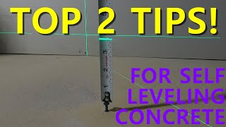 How To DIY Level Your Concrete Floor  Self Leveling Concrete TIPS!