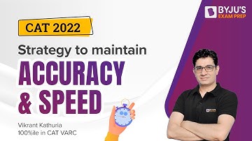 Strategy to Maintain Speed and Accuracy for CAT 2022 | Ace CAT 2022 Exam #catexam