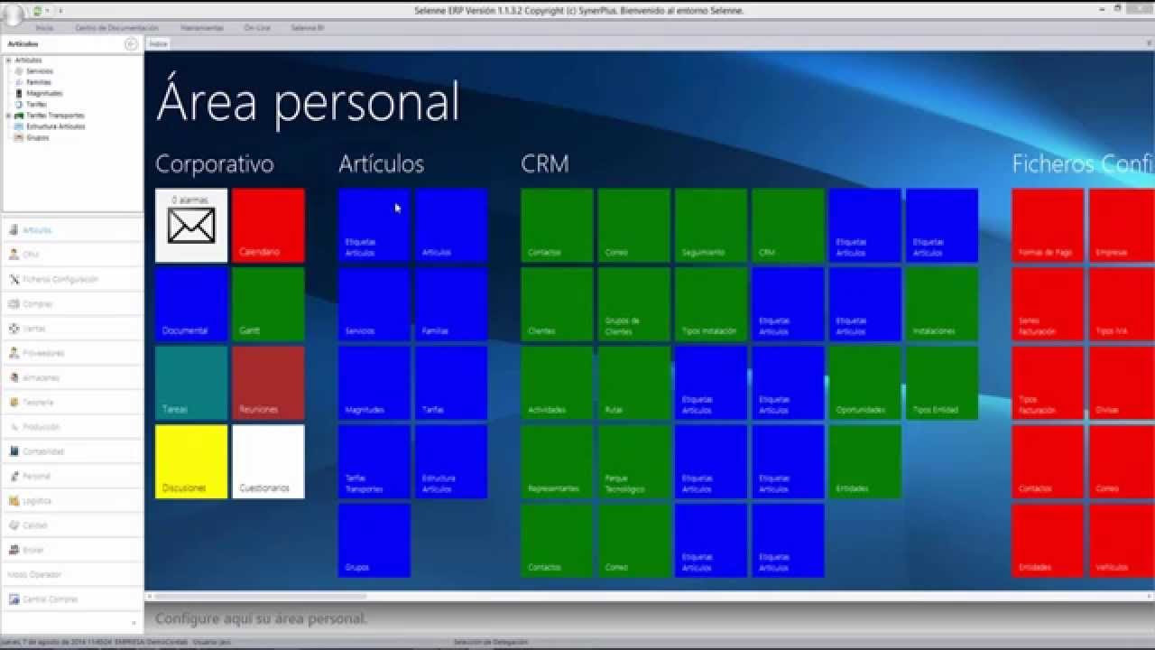 Update ERP Fabricacion con magnitudes y estructuras productivas