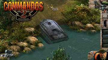 COMMANDOS 2 Men of Courage | Bonus Mission 3 - full gameplay walkthrough with commentary (HD)