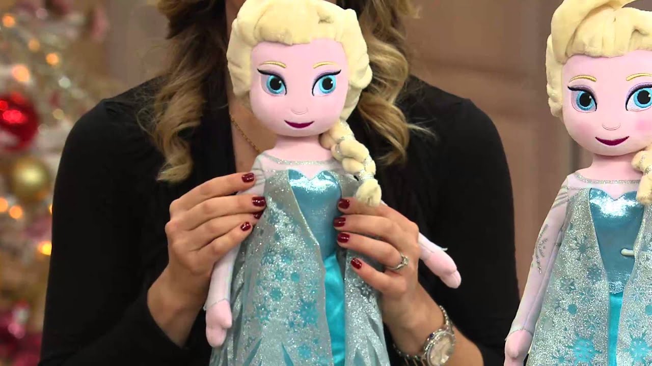 Disney's Frozen 24" Singing Plush Elsa Doll with Nancy Hornback