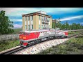 Trainz19 Веселый Пользовательский мультиплеер  2ТЕ10м-2173﻿(ст.Колосово)1440p