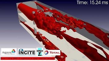 From LES to DNS of Explosions