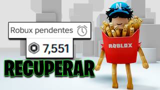 COMO RECUPERAR ROBUX no ROBLOX!
