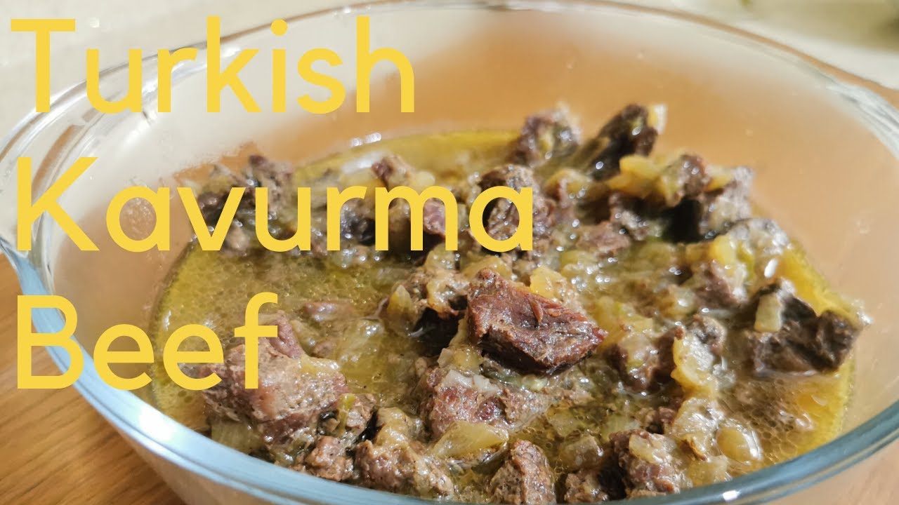 Turkish Kavurma Beef Recipe / Braised Beef - YouTube