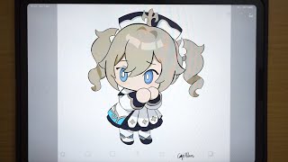 How to draw Barbara Genshin Impact | Ibis Paint X Tutorial screenshot 2