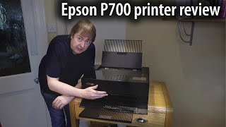 Detailed Epson P700 printer review 10 pigment inks, A3+ 13' width roll and sheet paper