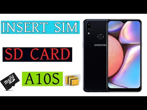 How To Insert SIM And SD Card In Samsung A10s