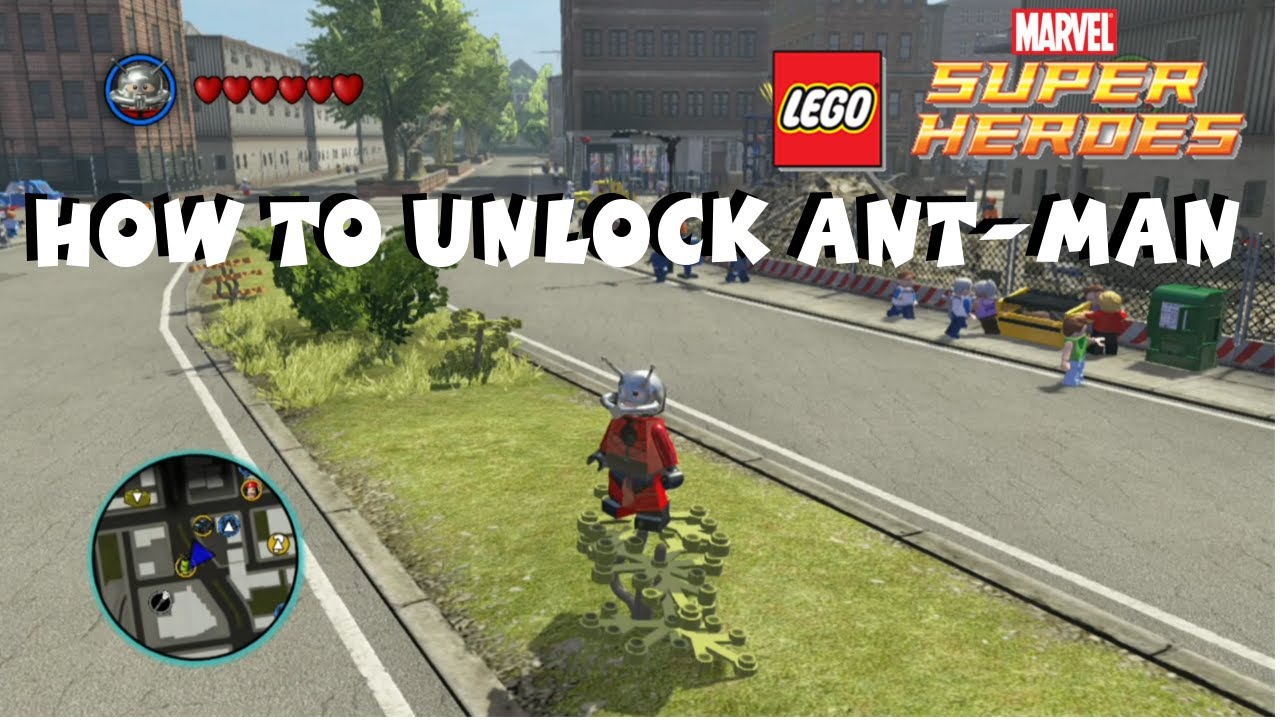 How To Unlock Ant Man Lego Marvel Super Heroes 1080p Hd Youtube