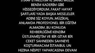 Ridvan Çelenk Otobiyografi Kısa Alıntı