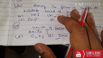 P block elements important MCQs for master cadre science Preparation