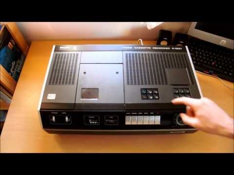 Old VCR - Philips N 1501 N1501 (Cleaning and testing)