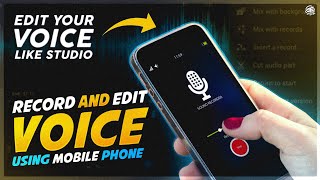 How To Record And Edit Your Voice Professionally On Android || Best Voice Editor 2020. screenshot 5