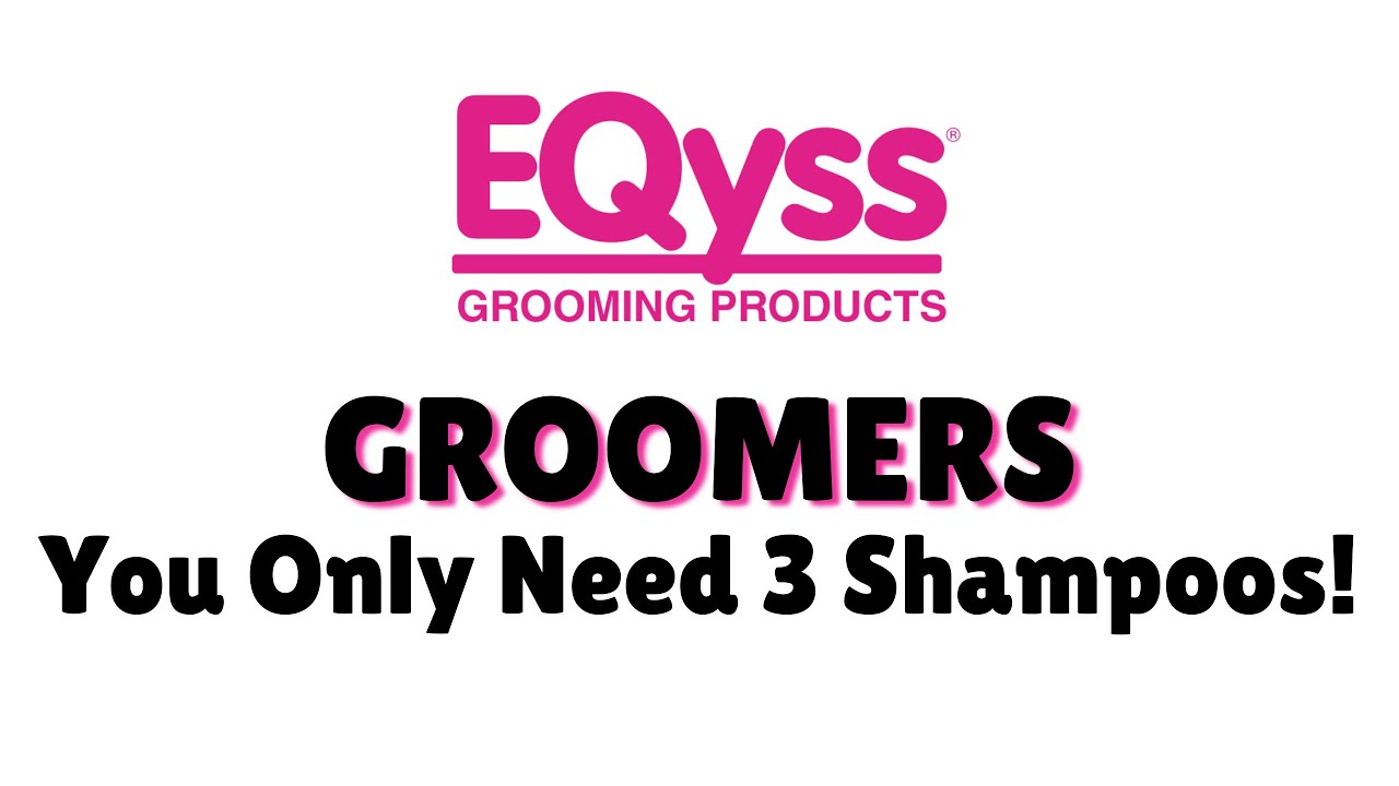 GROOMERS You Only Need 3 Shampoos!