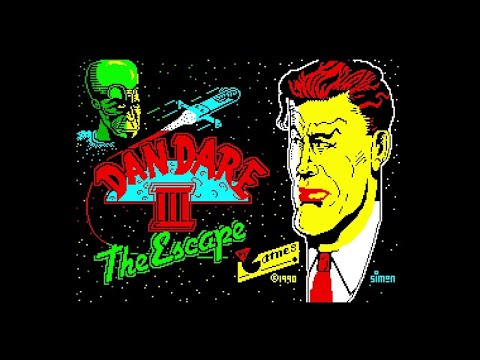 ZX Spectrum игра Dan Dare 3 The Escape Virgin Games прохождение