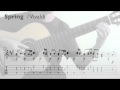 Spring / Vivaldi (Guitar) [Notation + TAB]