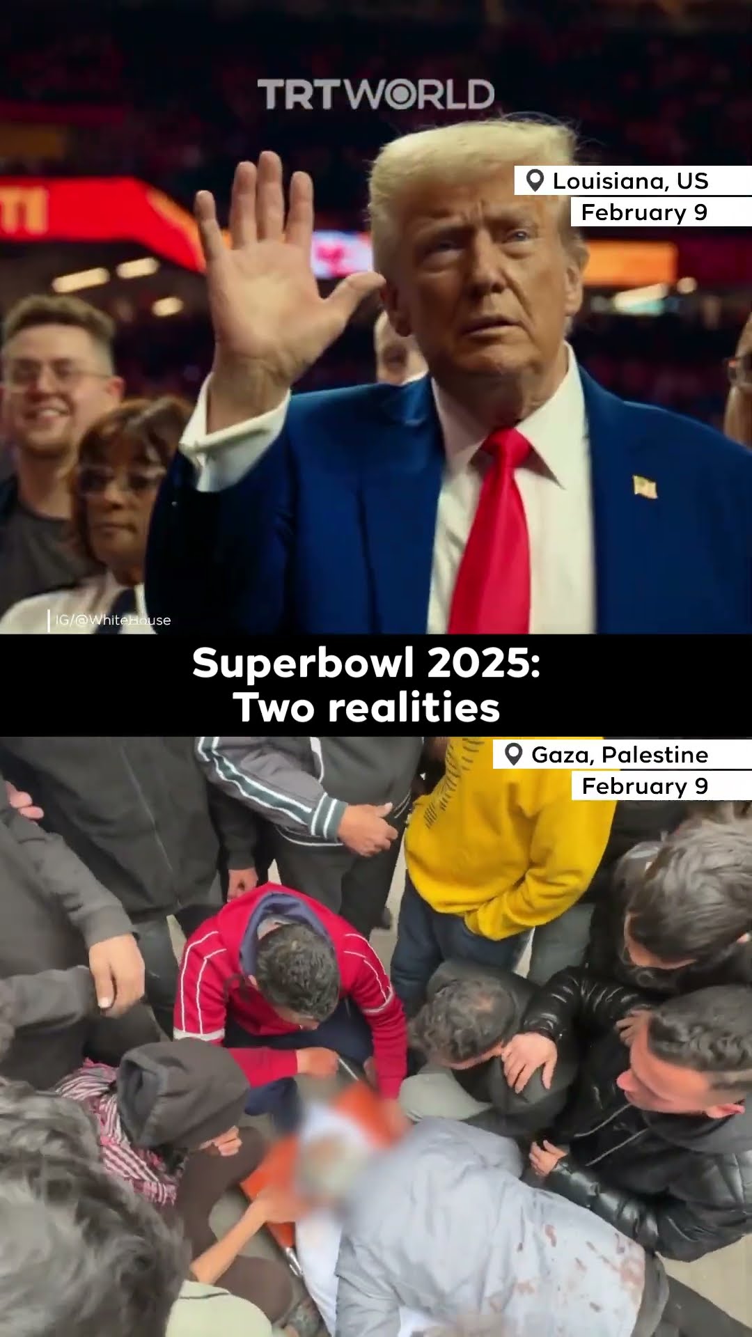 Superbowl Sunday 2025: Two realities