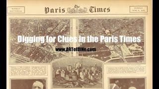 1920s Paris Times 'News'Papers - an Excellent source of Post-Reset Programming & Forgotten Wonders!