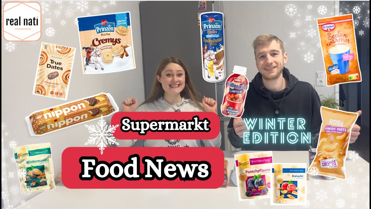 UNEINIGKEITEN 😂 FOOD NEWS aus dem Supermarkt  🛒 Winter Edition ❄️ Taste Test Review 