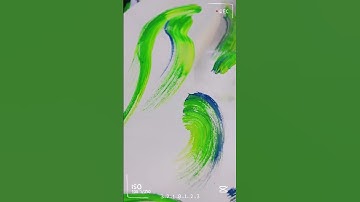 Dry brushstroke hand-painting