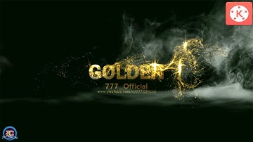 Cara Buat Efek  Intro Gold Particle And Slash Logo Reveal di Kinemaster#Tutorial Efek