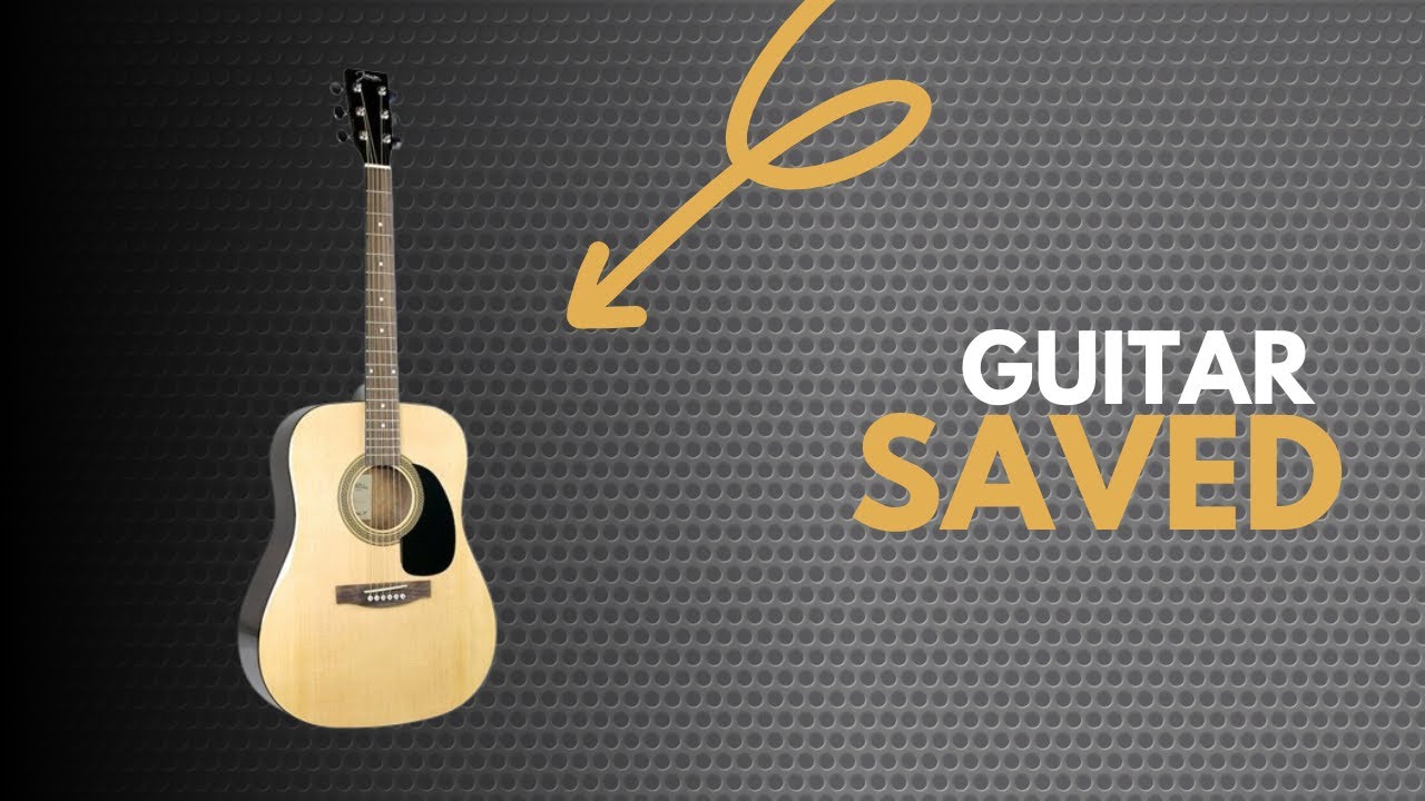 Johnson Acoustic Guitar Restoration | New Saddle, Fret Polish, Nut Work & Full Setup