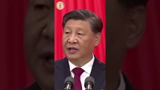 Chinese Leader Threatening 'Forced' Reunification With Taiwan #Shorts