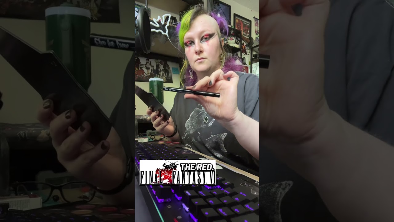I had so much fun and it really brought me back. #makeuptutorial #finalfantasy #twitchstreamer