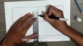 Tutorial membuat Nirmana Simple ( Nirmana Garis Lurus )  Simple Mudah Gampang, untuk anak anak