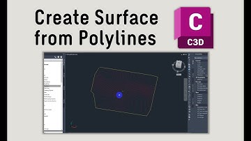 Civil 3D - How to Create Surface from Polylines