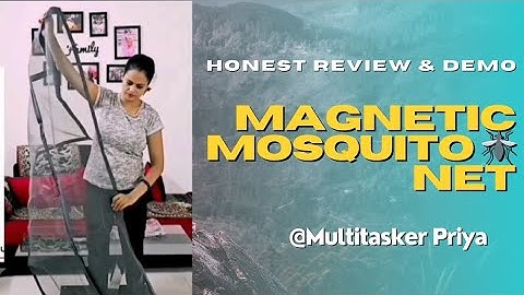 Magnetic Mosquito Net Review & Demo | Classic Mosquito Net Folding | @Multitasker Priya