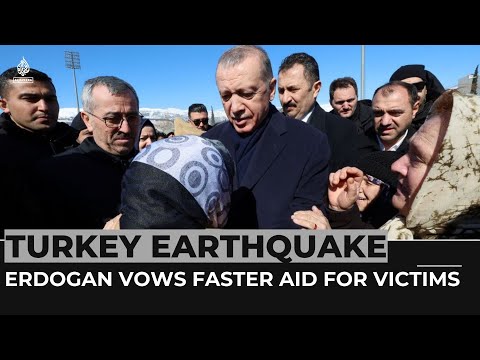 Turkey: Erdogan vows to re-build earthquake-hit areas in one year