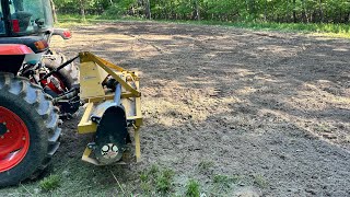 Little garden tilling, kubota l3560 tractor