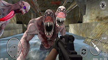 Zombie Evil Kill Dead Horror FPS Part 1  FIRST PLAY Android Gameplay Walkthrough