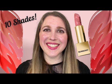 Wideo: Burberry Lip Cover Dusty Rose (10), Oxblood (33) Review, Swatch, FOTD