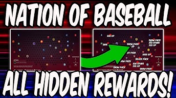 Nation of Baseball Conquest Map ALL HIDDEN REWARDS & Locations! | MLB the show 21 Diamond Dynasty