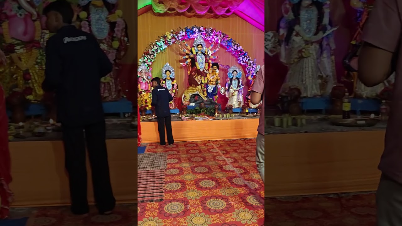 Durga Puja in our village  