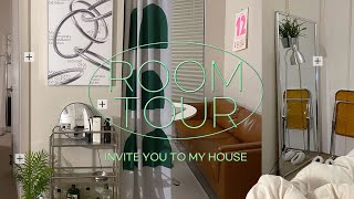 Room tour🤍 스튜디오같은 투룸 오피스텔 ˚✧₊ ⁺ ˳ 고르고 고른 저렴한데 예쁜템들 ~✶  ( 르셀르 룸스프레이 • 미드센추리 가구 추천 • 인테리어 꿀팁 )