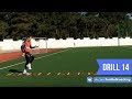 Football coaching video - soccer drill - ladder coordination (Brazil) 14